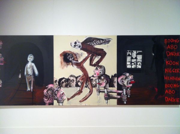 Photo of a painting in art gallery