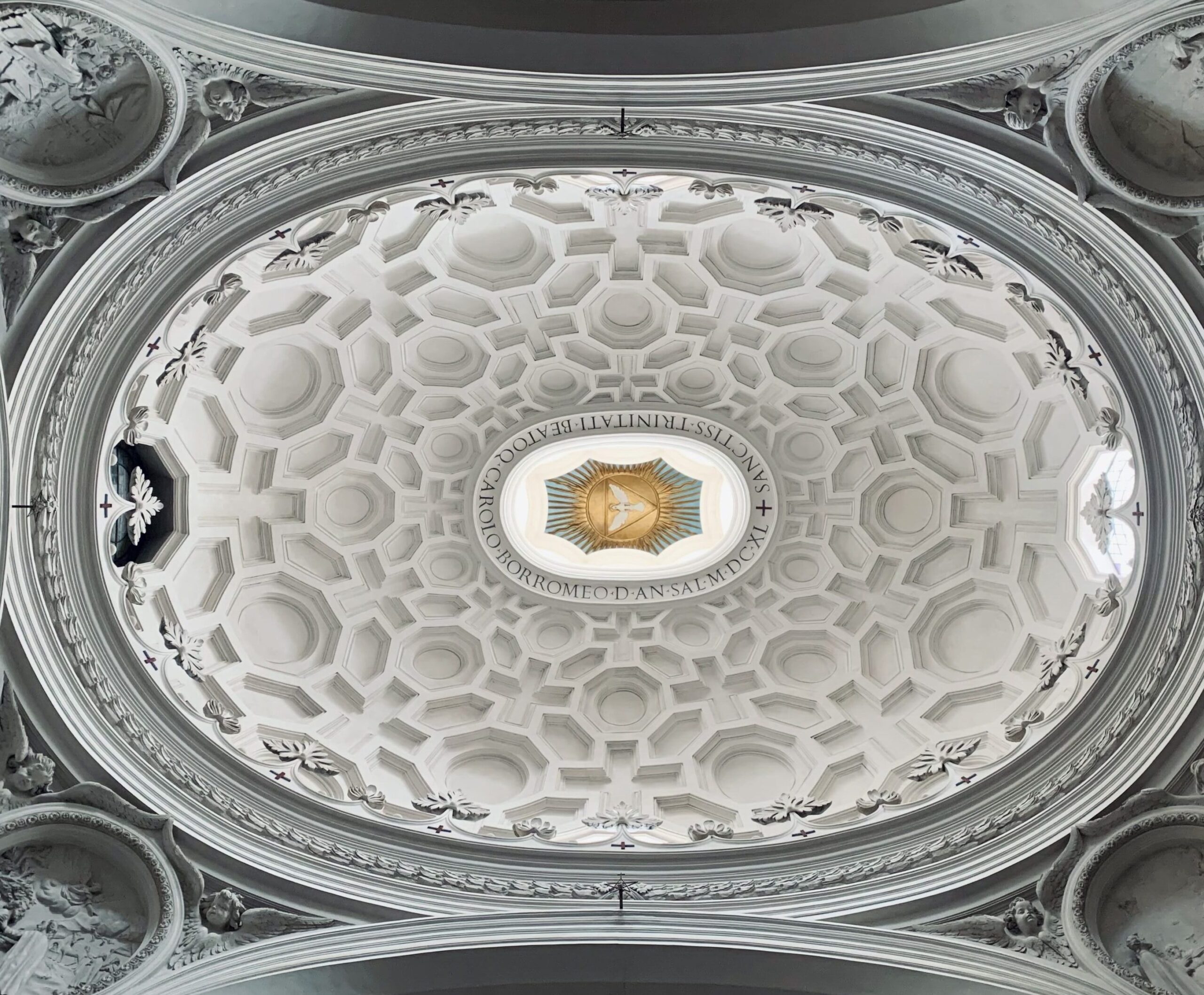 Ceiling of a church